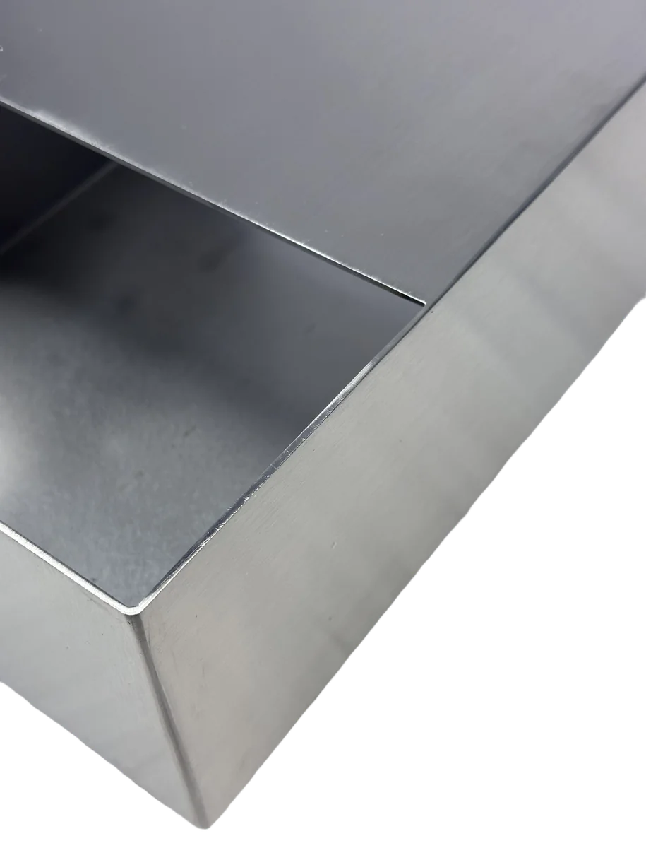 Nakładka na przelew awaryjny INOX szczotkowana - miniatura