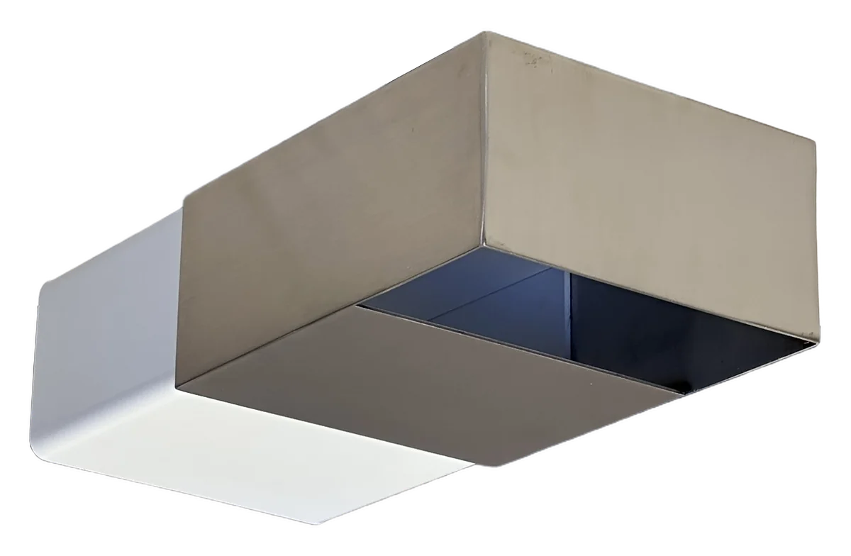 Nakładka na przelew awaryjny INOX szczotkowana - miniatura