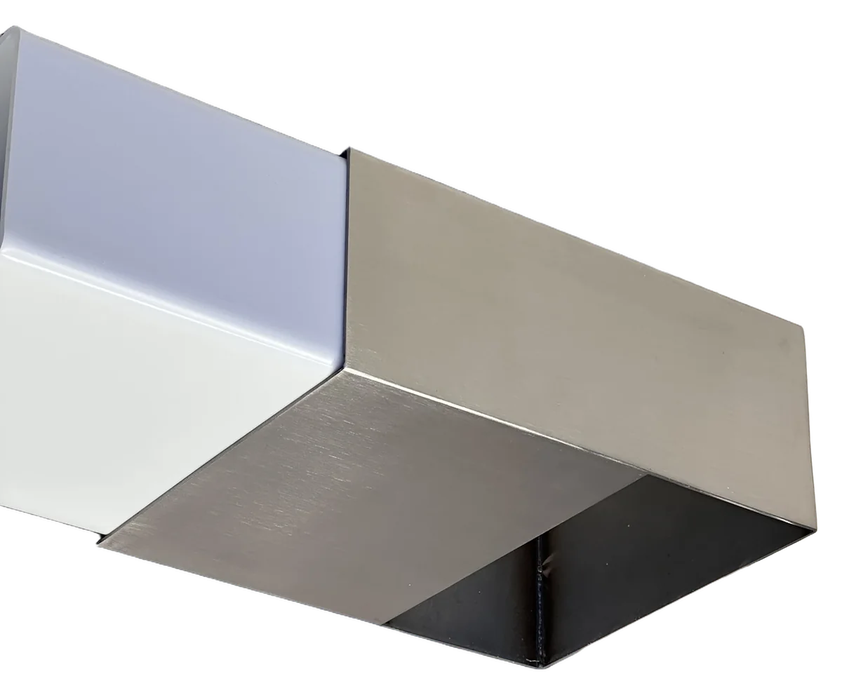 Nakładka na przelew awaryjny INOX szczotkowana - miniatura