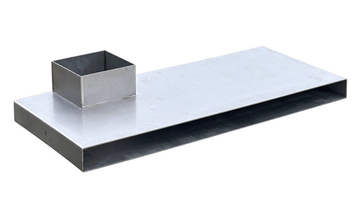 Przelew awaryjny INOX z wlotem górnym